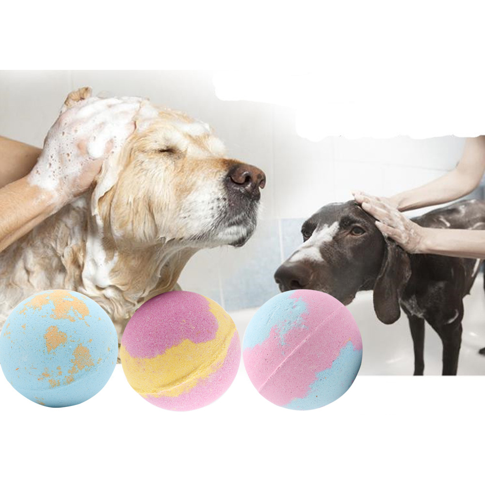 Bolas de sal para banho de spa para animais de estimação (personalizáveis)